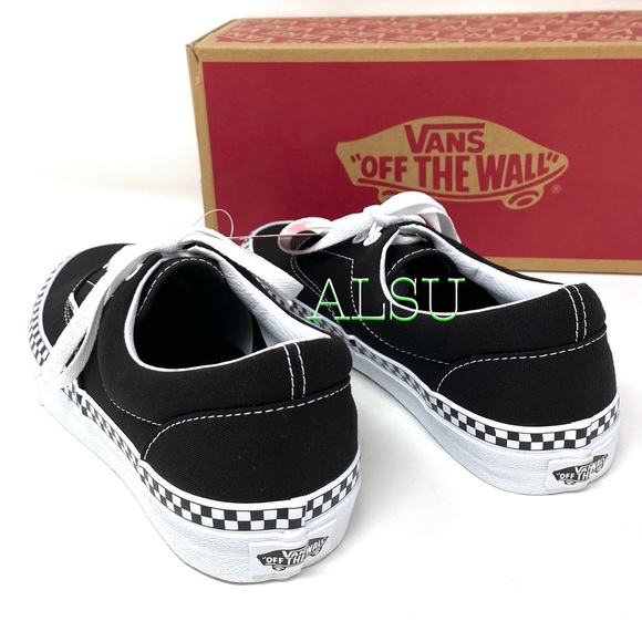 VANS Check Foxing Canvas Black Women’s Sneakers - Picture 9 of 9